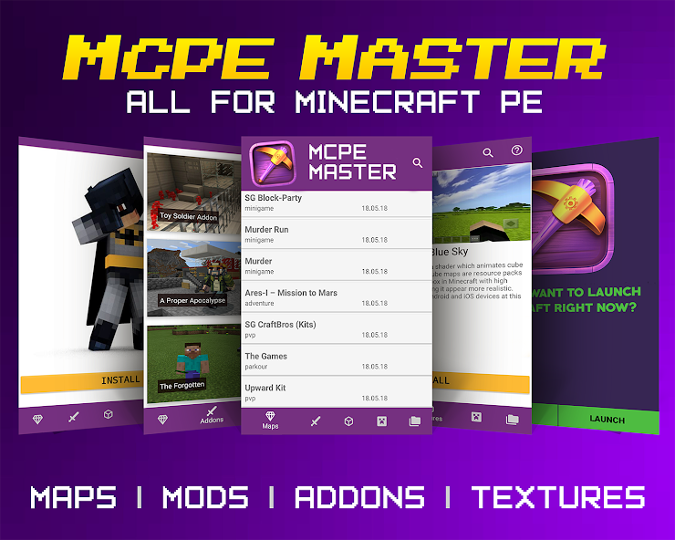 Master for Minecraft app library